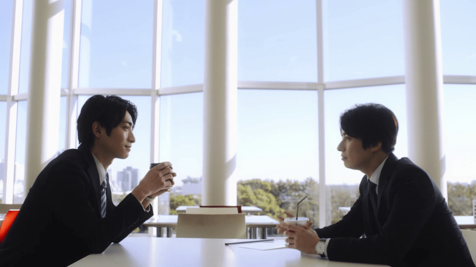 Takeda Kouhei as Nozue and Kimura Tatsunari as Togawa in episode 2 of Old Fashioned Cupcake