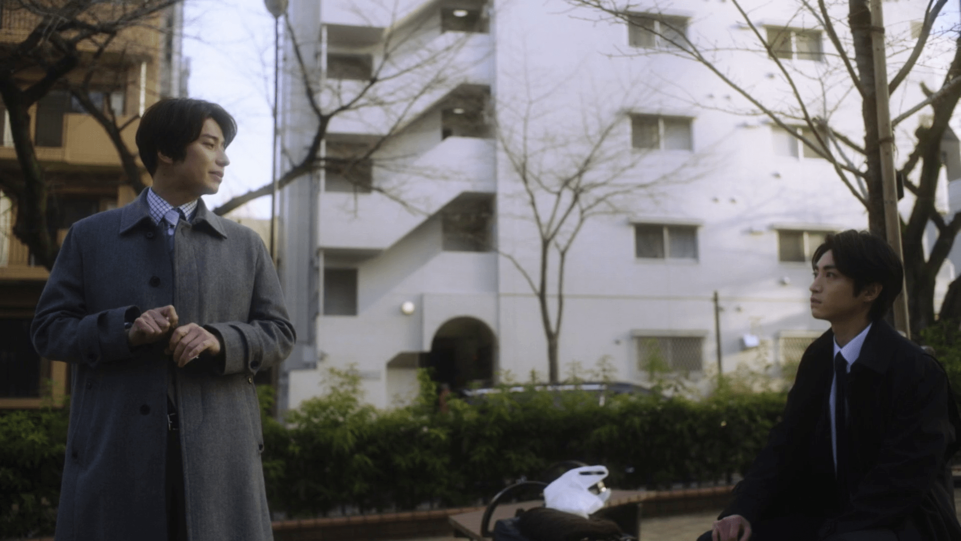 Takeda Kouhei as Nozue and Kimura Tatsunari as Togawa in episode 4 of Old Fashioned Cupcake