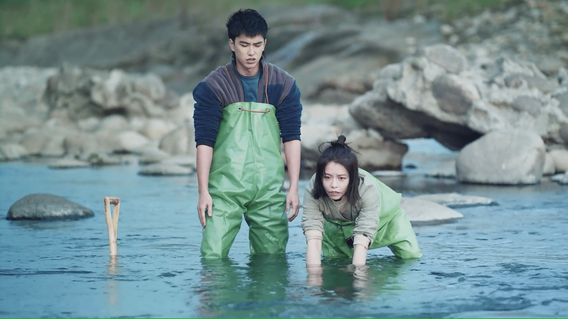 Tseng Jing Hua as Pu Yi Yong and Vivian Sung as Chen Chu Ying in episode 3 of Oh No! Here Comes Trouble